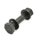 1 inch*120  ASME B18.2.1 half thread hex head bolt  Carbon steel black oxide  high tensile B7